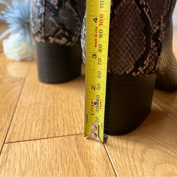 Snake Print Booties - Picture 7 of 8